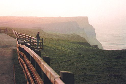 the romantic swirling mists at Rhossili, Gower, Swansea